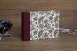 Preview: Glue-in photo album with burgundy linen spine